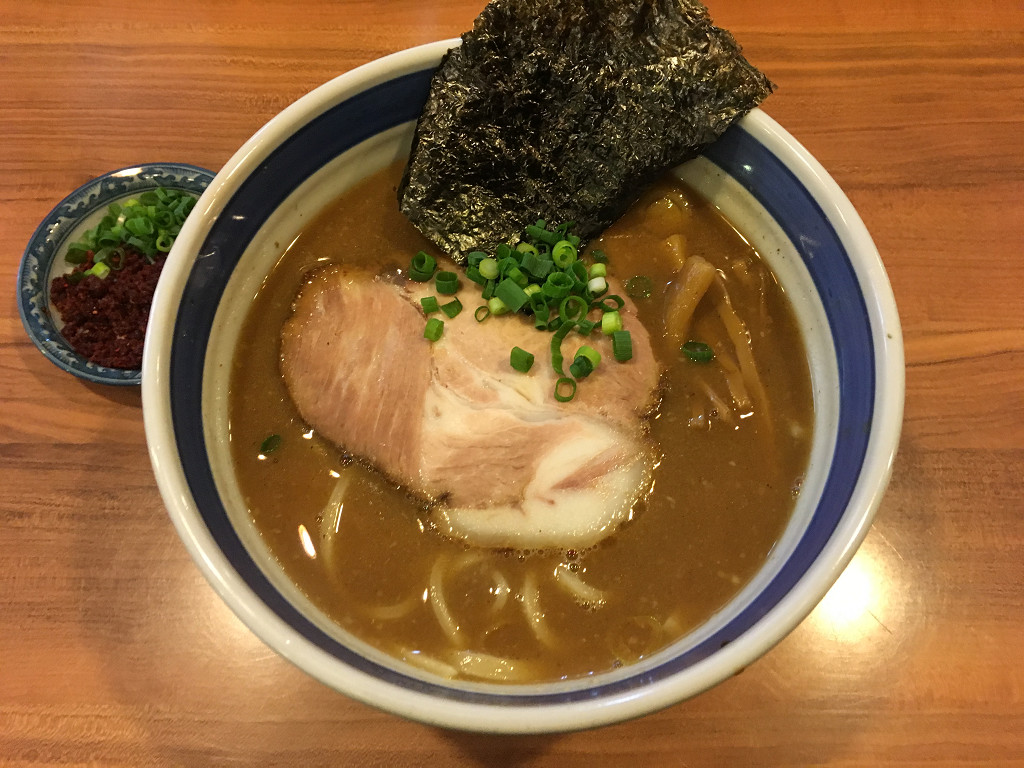 浜屋 五反田店 濃厚和風エビ辛し中華そば