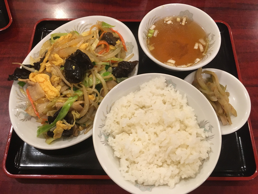 肉野菜炒め(本日の定食A)